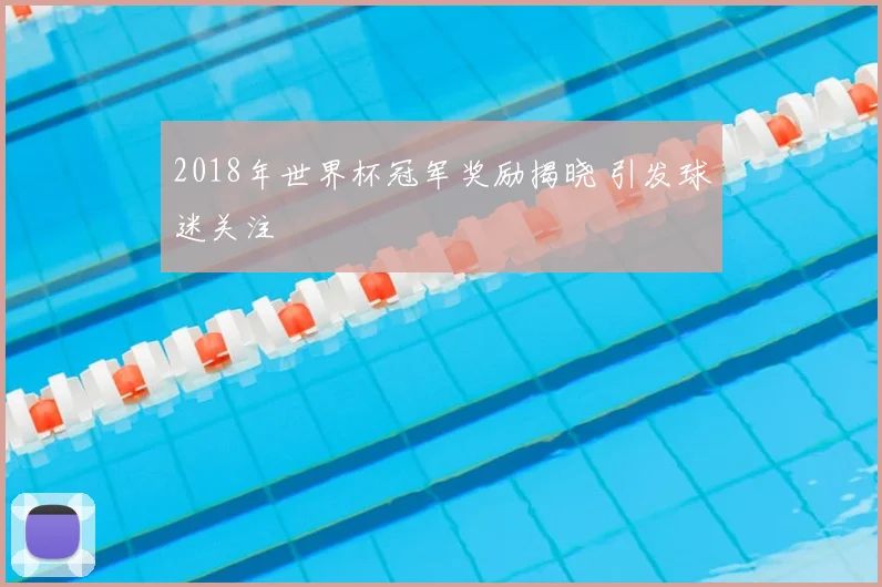 2018年世界杯冠军奖励揭晓 引发球迷关注