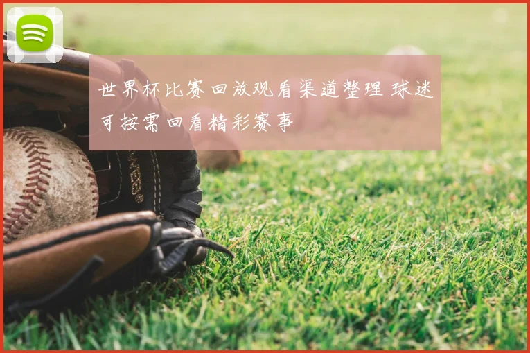 世界杯比赛回放观看渠道整理 球迷可按需回看精彩赛事